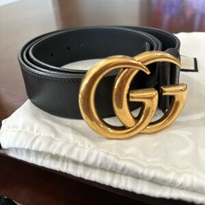 Gucci Marmont Leather Belt